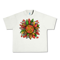 Pistachio watermelon sunflower Urban Heavy Tee - texasbilliewilder