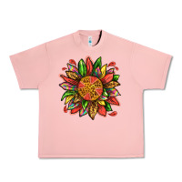 Salmon watermelon sunflower Urban Heavy Tee - texasbilliewilder