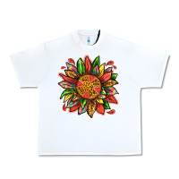 White watermelon sunflower Urban Heavy Tee - texasbilliewilder