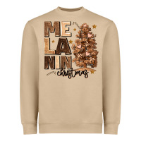 Mushroom melanin christmas with christmas tree Heavyweight Sweatshirt - MaliasSmallBusiness