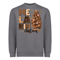 Storm melanin christmas with christmas tree Heavyweight Sweatshirt - MaliasSmallBusiness