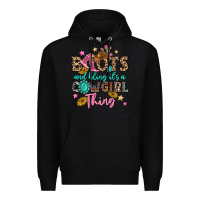 Black boots and bling it's a cowgirl thing Premium Hoodie - MaliasSmallBusiness