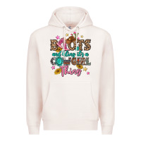 Pale Pink boots and bling it's a cowgirl thing Premium Hoodie - MaliasSmallBusiness
