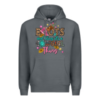Rock boots and bling it's a cowgirl thing Premium Hoodie - MaliasSmallBusiness