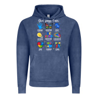 Vintage Denim god says i am autism Vintage Hoodie - JahusDesignShop