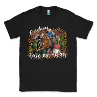 Black cowboy take me away Classic Tee - SublimationCraftShop