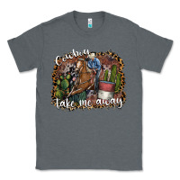 Charcoal Heather cowboy take me away Classic Tee - SublimationCraftShop