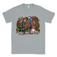 Heather Grey cowboy take me away Classic Tee - SublimationCraftShop