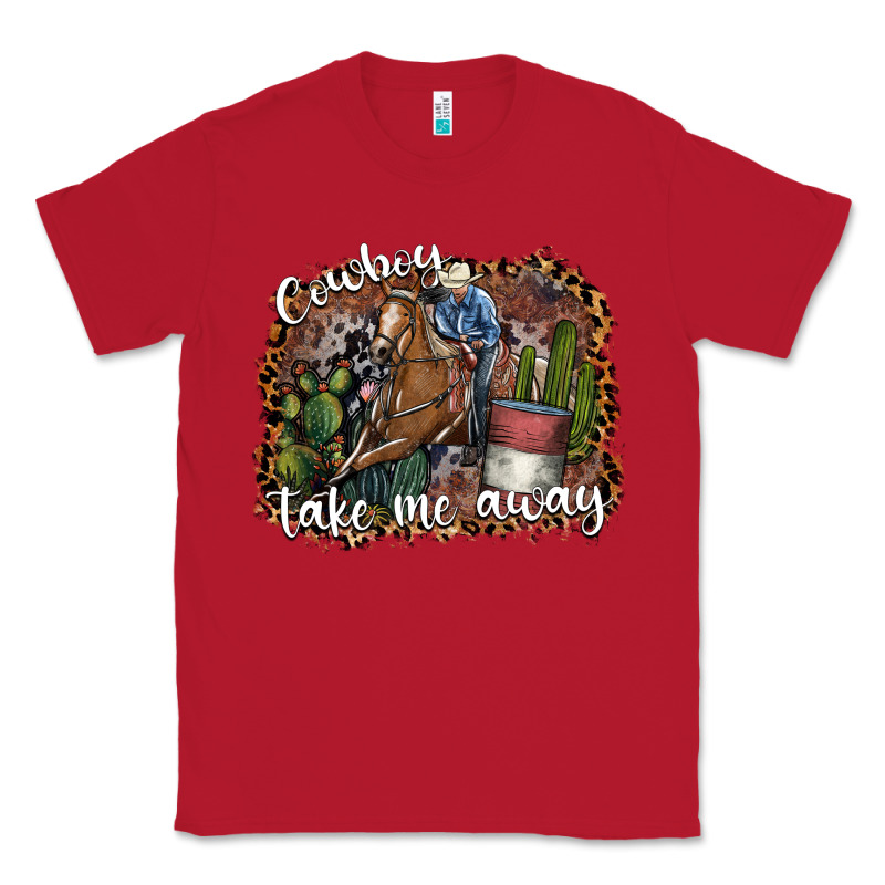 Cowboy Take Me Away Classic Tee by SublimationCraftShop | Teevron