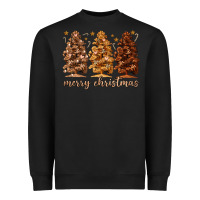 Black melanin christmas trees Heavyweight Sweatshirt - MaliasSmallBusiness