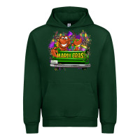 Forest Green Mardi Gras truck Urban Hoodie - LillyAllenDesigns