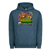 Pigment Midnight Navy Mardi Gras truck Urban Hoodie - LillyAllenDesigns