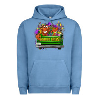 Pigment Pebble Blue Mardi Gras truck Urban Hoodie - LillyAllenDesigns