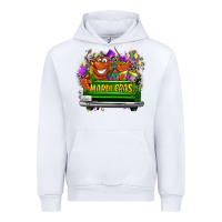 White Mardi Gras truck Urban Hoodie - LillyAllenDesigns