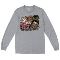 Heather Grey girl boss Long Sleeve Tee - SublimationCraftShop
