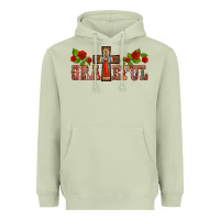 Matcha grateful guadalupe cross Heavyweight Hoodie - BarkalooDesign