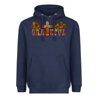 Navy grateful guadalupe cross Heavyweight Hoodie - BarkalooDesign