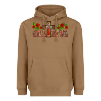 Toasted Coconut grateful guadalupe cross Heavyweight Hoodie - BarkalooDesign