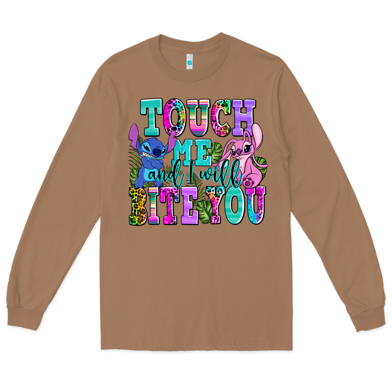 Touch Me And I Will Bite Long Sleeve Tee by AdoDesignShop | Teevron