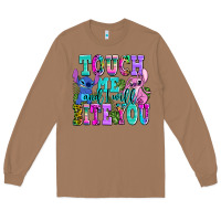 Toasted Coconut touch me and i will bite Long Sleeve Tee - AdoDesignShop