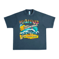 Midnight Navy whatever float your boat Urban Heavy Tee - texasbilliewilder