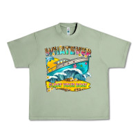 Oil Green whatever float your boat Urban Heavy Tee - texasbilliewilder