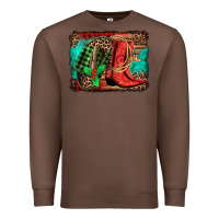 Chestnut country boots Christmas Premium Sweatshirt - Jasminsmagicworld