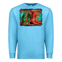 Ocean Blue country boots Christmas Premium Sweatshirt - Jasminsmagicworld