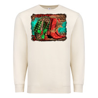 Sandshell country boots Christmas Premium Sweatshirt - Jasminsmagicworld