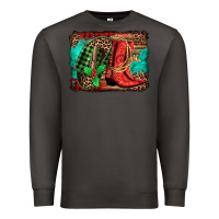 Smoke country boots Christmas Premium Sweatshirt - Jasminsmagicworld