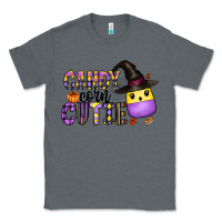 Charcoal Heather Candy Corn Cutie Classic Tee - CowhideDigitalArt