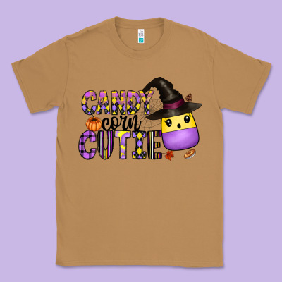 Candy Corn Cutie Classic Tee Designed By Cowhidedigitalart