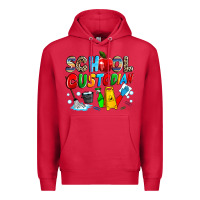 Cardinal school custodian Premium Hoodie - NancyCooperArtShop