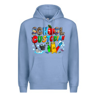 Colony Blue school custodian Premium Hoodie - NancyCooperArtShop