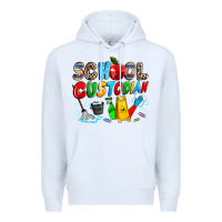 White school custodian Premium Hoodie - NancyCooperArtShop
