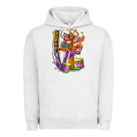 Pigment Lunar Rock Mardi Gras love Urban Hoodie - LillyAllenDesigns