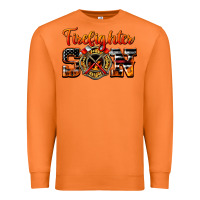 Carrot American Flag Firefighter Son Premium Sweatshirt - LillyAllenDesigns