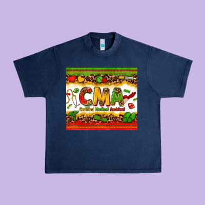 Certified Medical Assistant Juneteenth Urban Heavy Tee Designed By Zillion Design Studio