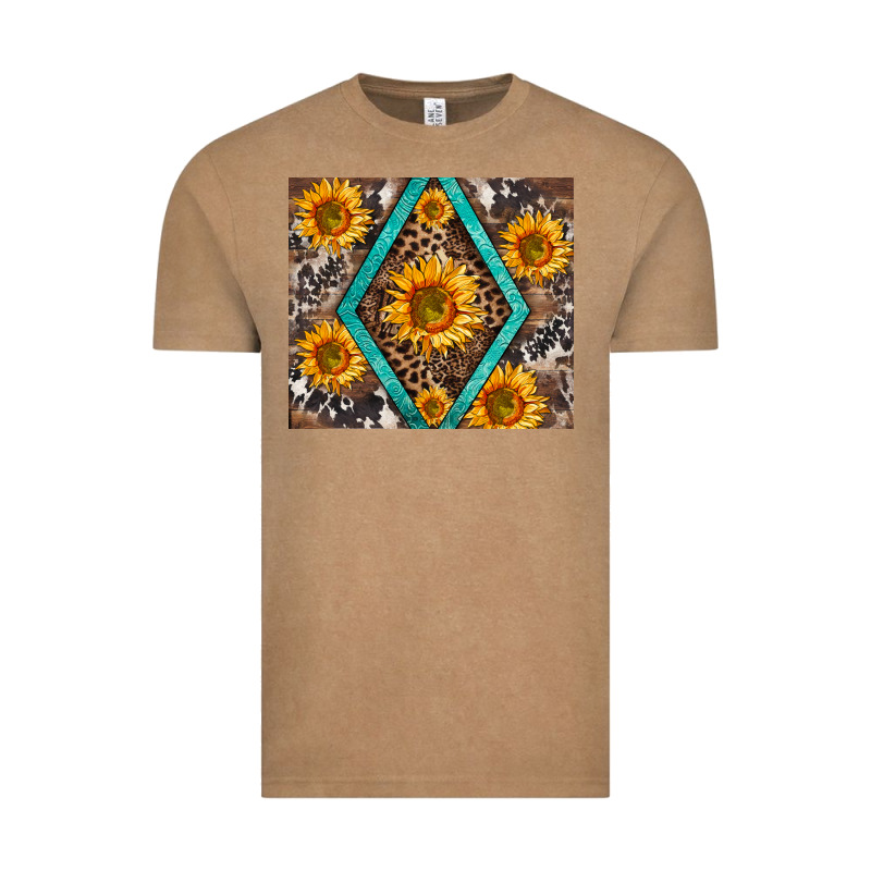 Sunflower Tumbler Vintage Tee by BarkalooDesign | Teevron