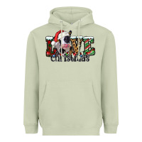 Matcha love Christmas cow Heavyweight Hoodie - Jasminsmagicworld