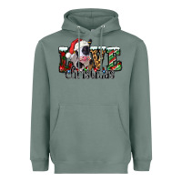 Sage love Christmas cow Heavyweight Hoodie - Jasminsmagicworld