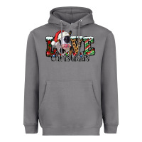 Storm love Christmas cow Heavyweight Hoodie - Jasminsmagicworld