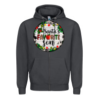 Smoke christmas  cookie and light santas favorite   son Zipper Hoodie - AdoDesignShop