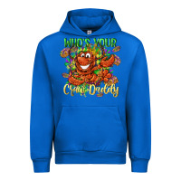 Cobalt Who's your craw daddy Mardi Gras Urban Hoodie - LillyAllenDesigns