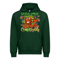 Forest Green Who's your craw daddy Mardi Gras Urban Hoodie - LillyAllenDesigns