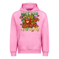 Fuchsia Pink Who's your craw daddy Mardi Gras Urban Hoodie - LillyAllenDesigns