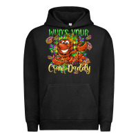 Pigment Black Who's your craw daddy Mardi Gras Urban Hoodie - LillyAllenDesigns