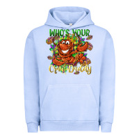 Pigment Grape Ice Who's your craw daddy Mardi Gras Urban Hoodie - LillyAllenDesigns