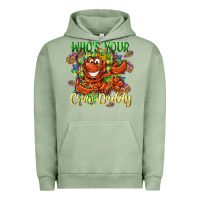 Pigment Oil Green Who's your craw daddy Mardi Gras Urban Hoodie - LillyAllenDesigns