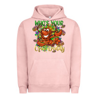 Pigment Salmon Who's your craw daddy Mardi Gras Urban Hoodie - LillyAllenDesigns